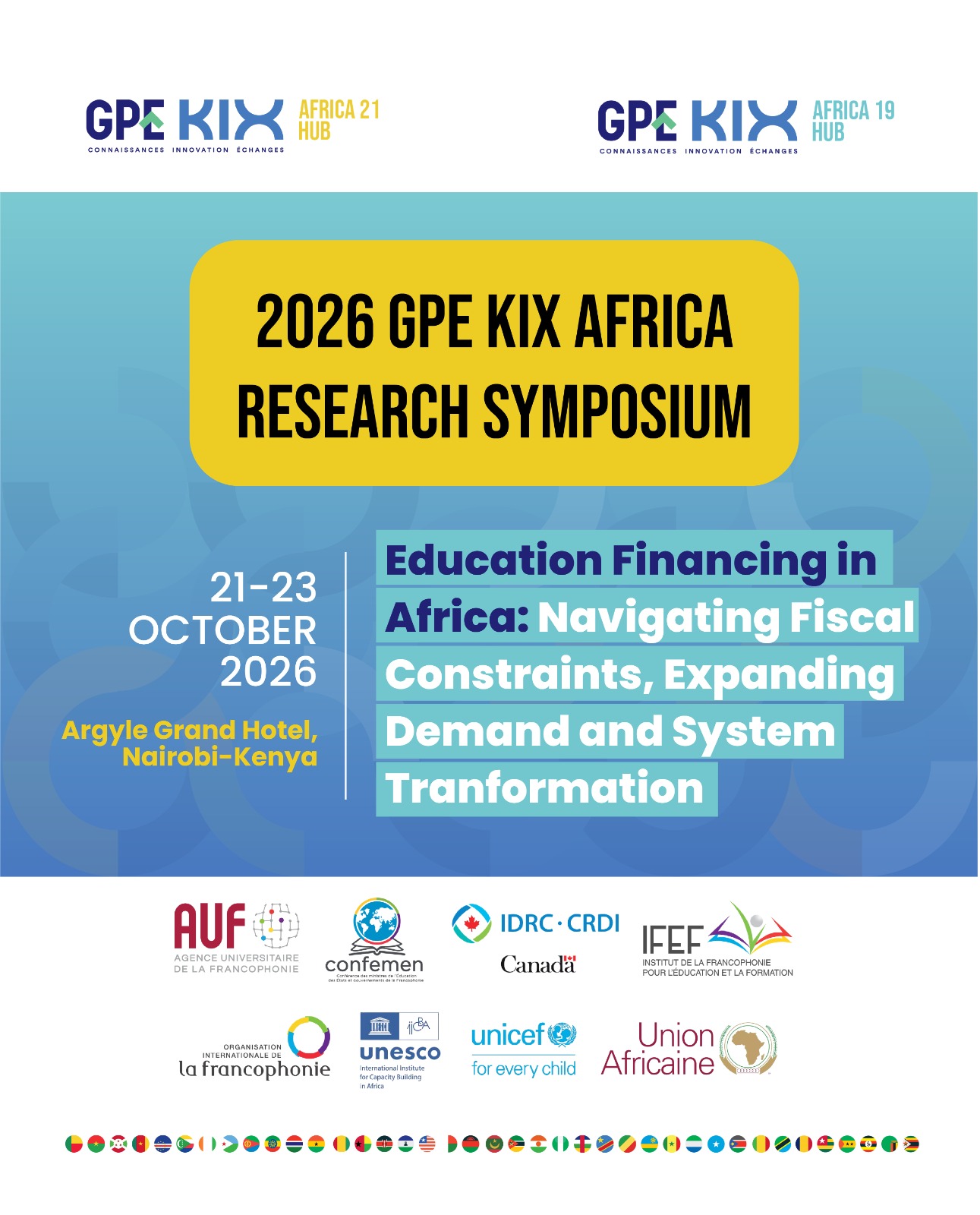 5th GPE KIX Africa Research Symposium to Explore Education Financing
