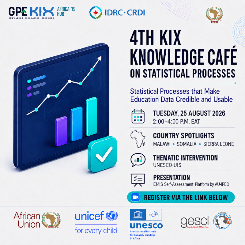 AU-IPED to Convene the 4th KIX Knowledge Café on Statistical Processes in Education Data