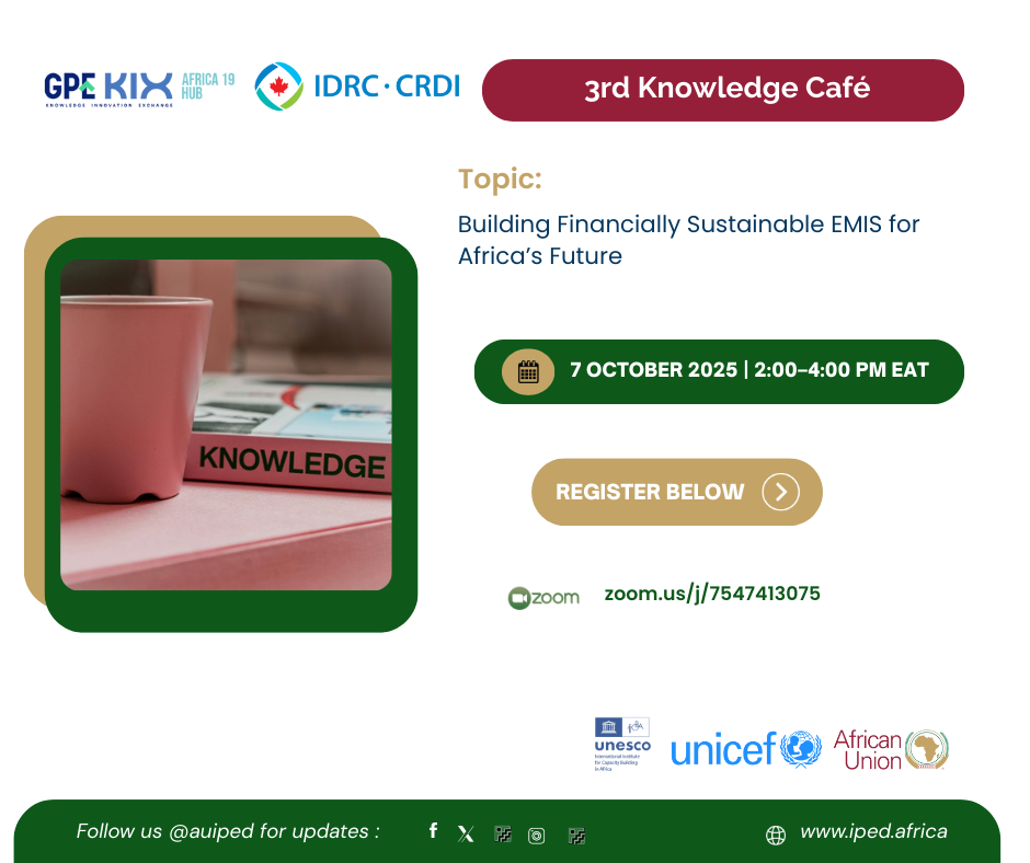 Announcement: 3rd KIX Knowledge Café on Building Financially Sustainable EMIS for Africa’s Future