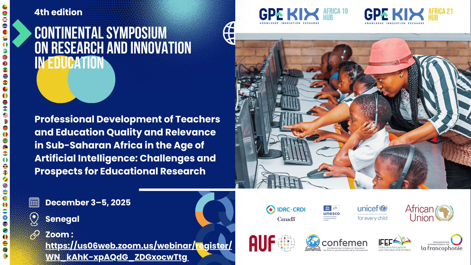 4th Edition of the KIX Continental Symposium on Research and Innovation in Education in  Africa 2025