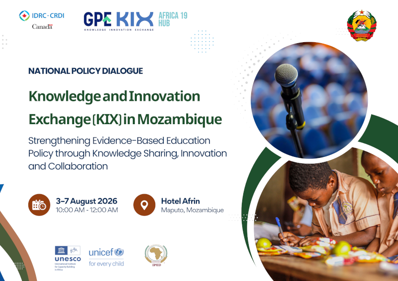 Rethinking Education Together: The KIXA19 National Policy Dialogue in Mozambique